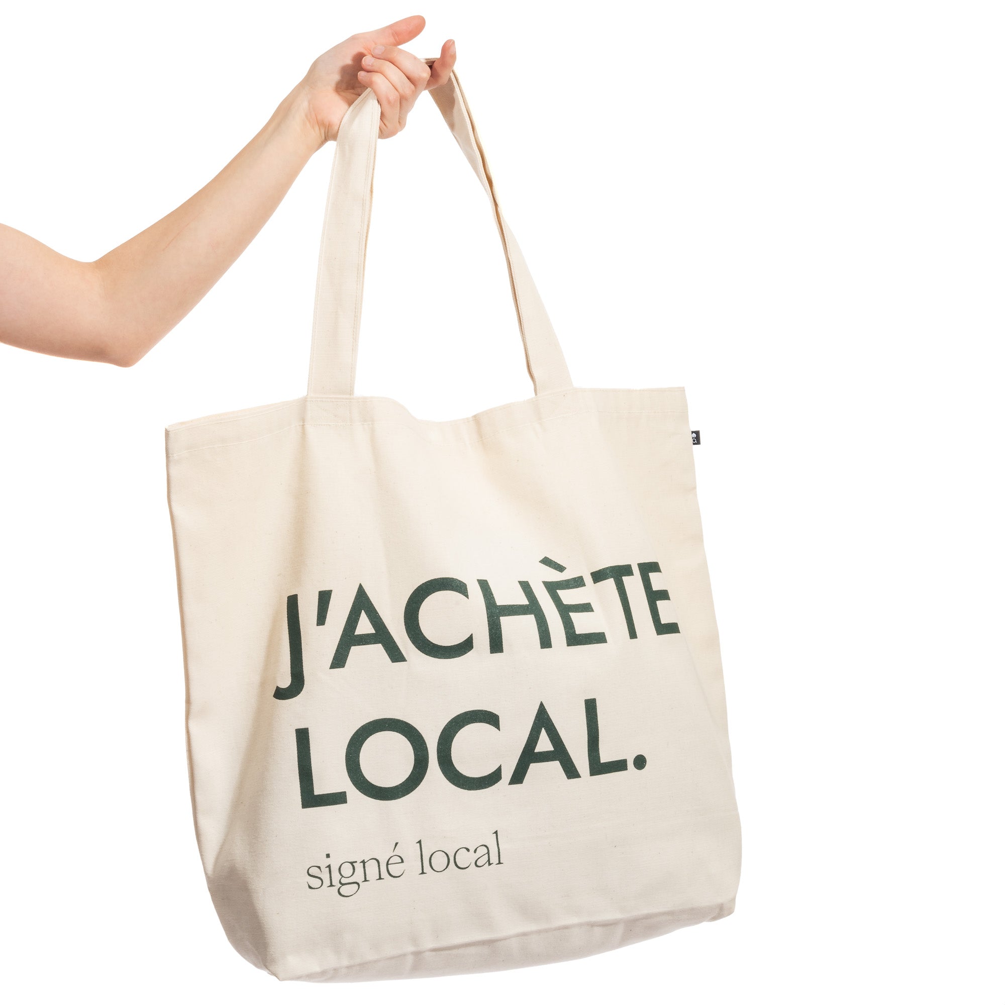 Sac r utilisable Tote Bag en coton naturel J ach te local