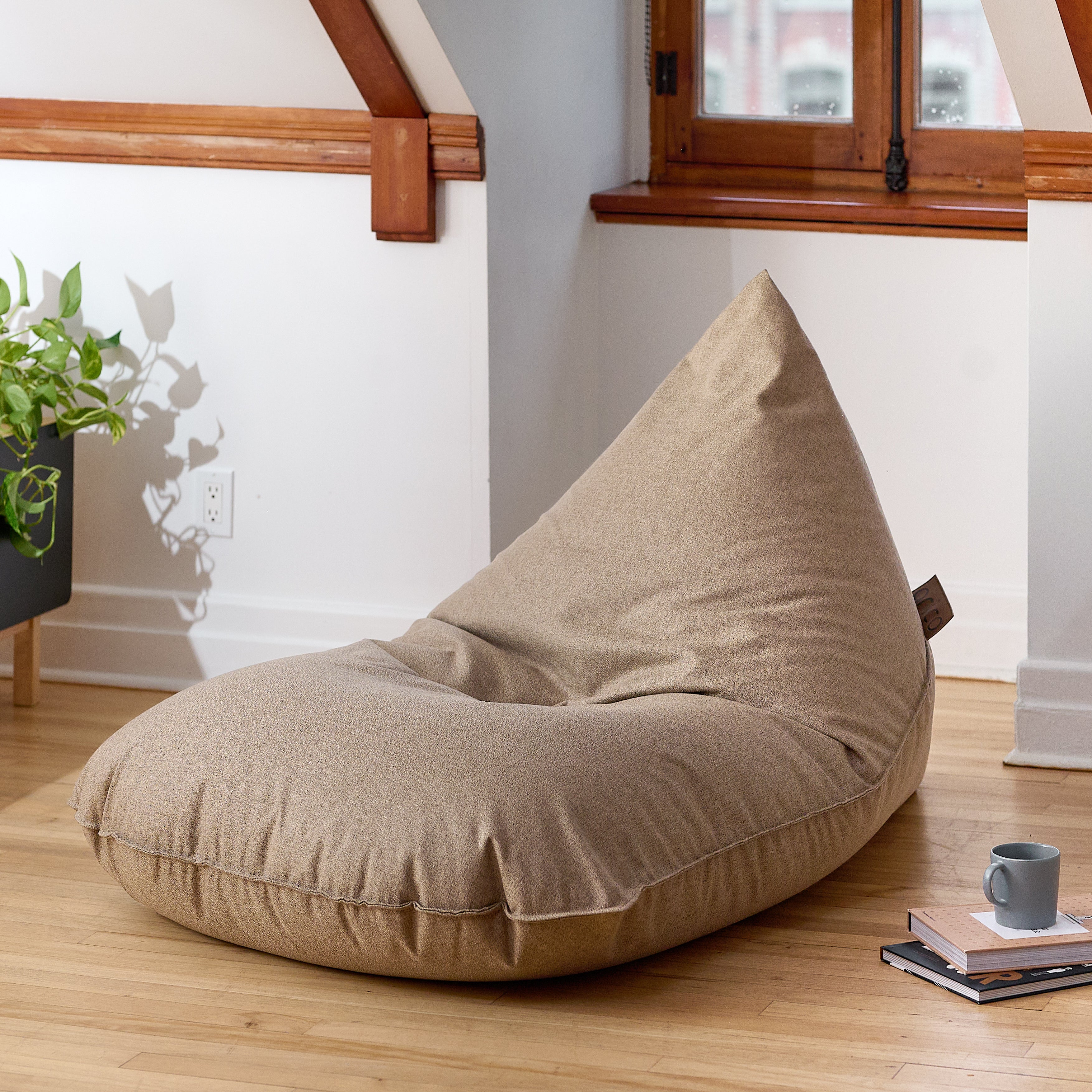 Bean Bag Lounge Adulte - Sepia