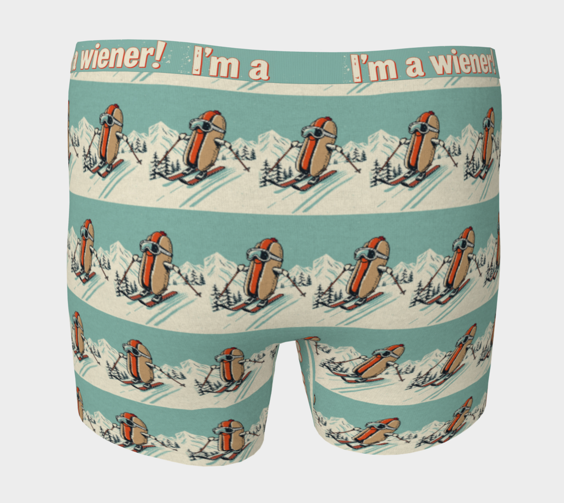 Boxers avec le motif « Je suis une saucisse ! »