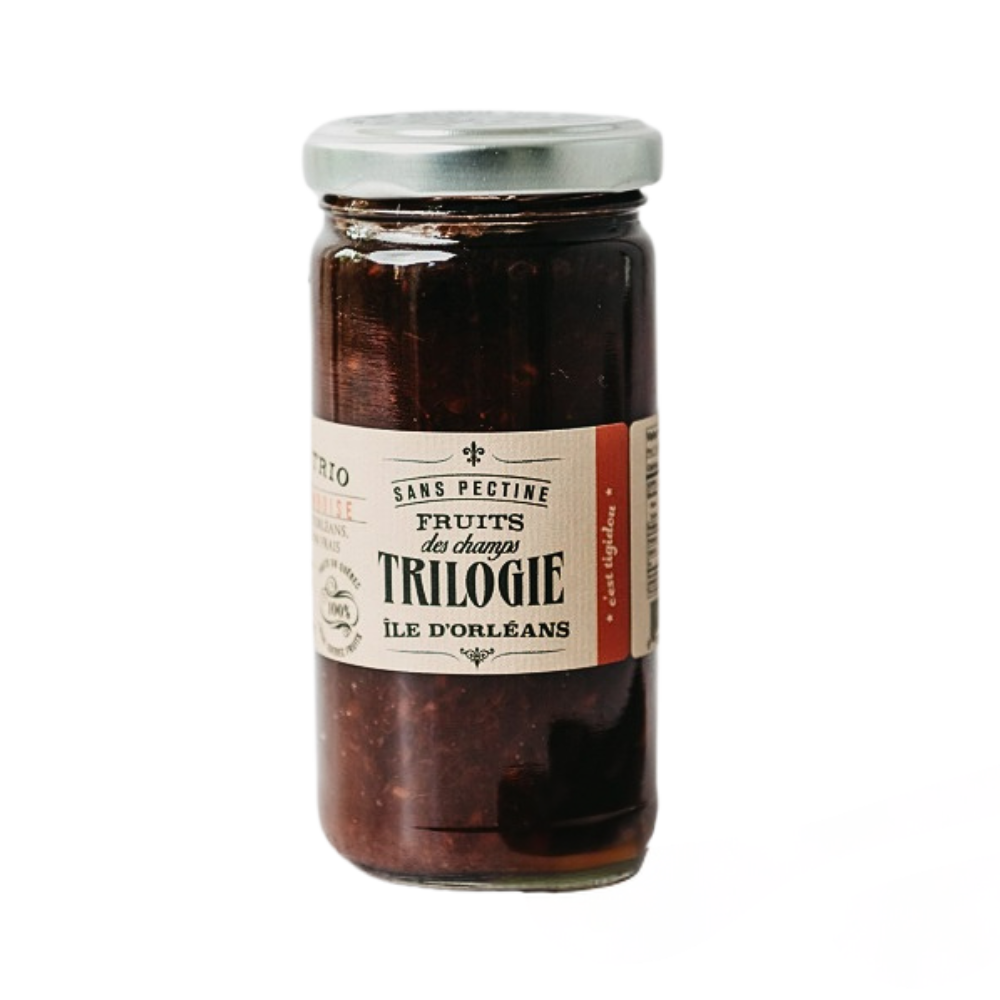 Confiture trilogie - Fraise, framboise et mûre