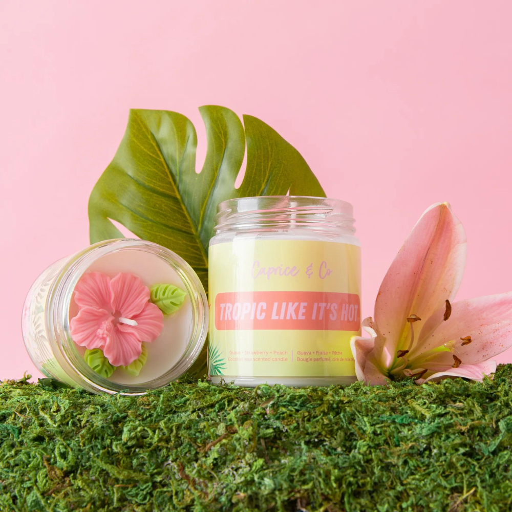 Tropic Candle - Guava, Strawberry &amp; Peach