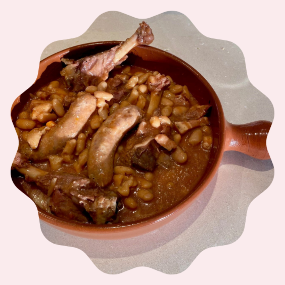 Gastronomic cassoulet with duck confit