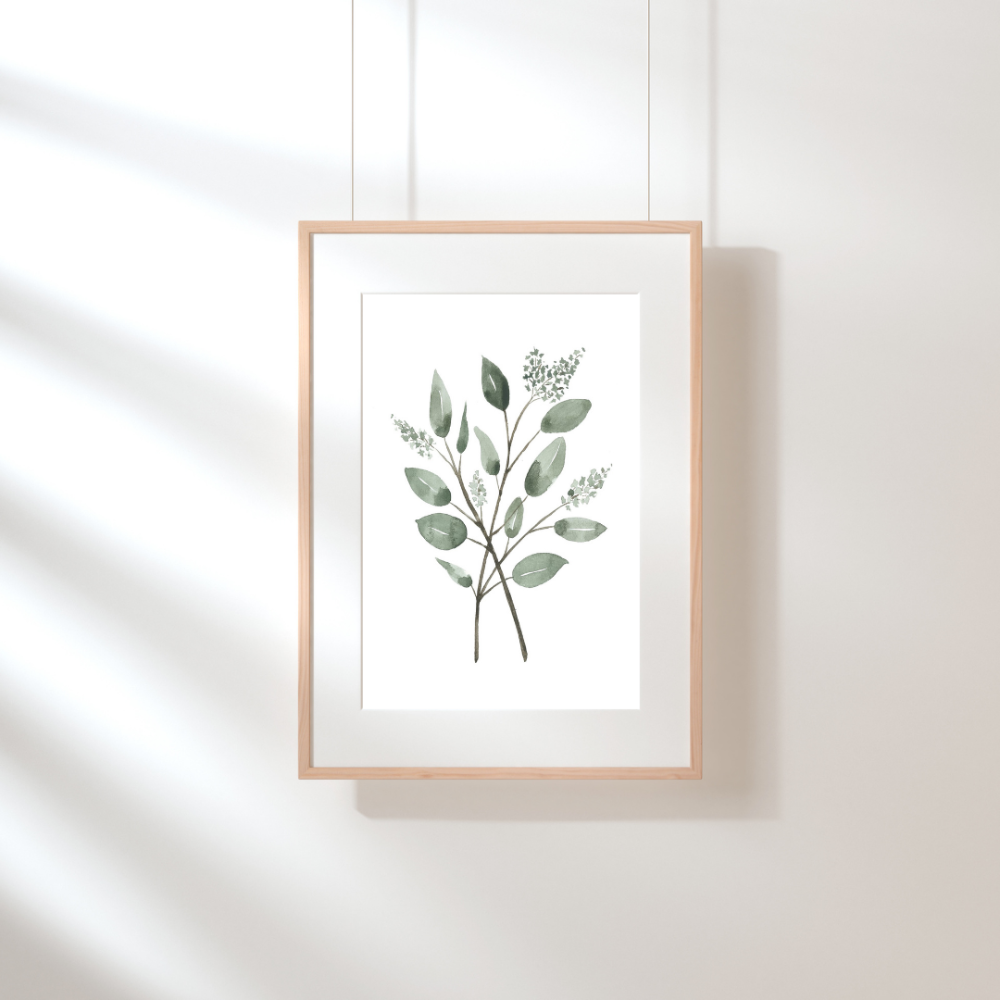 Watercolor print - Eucalyptus