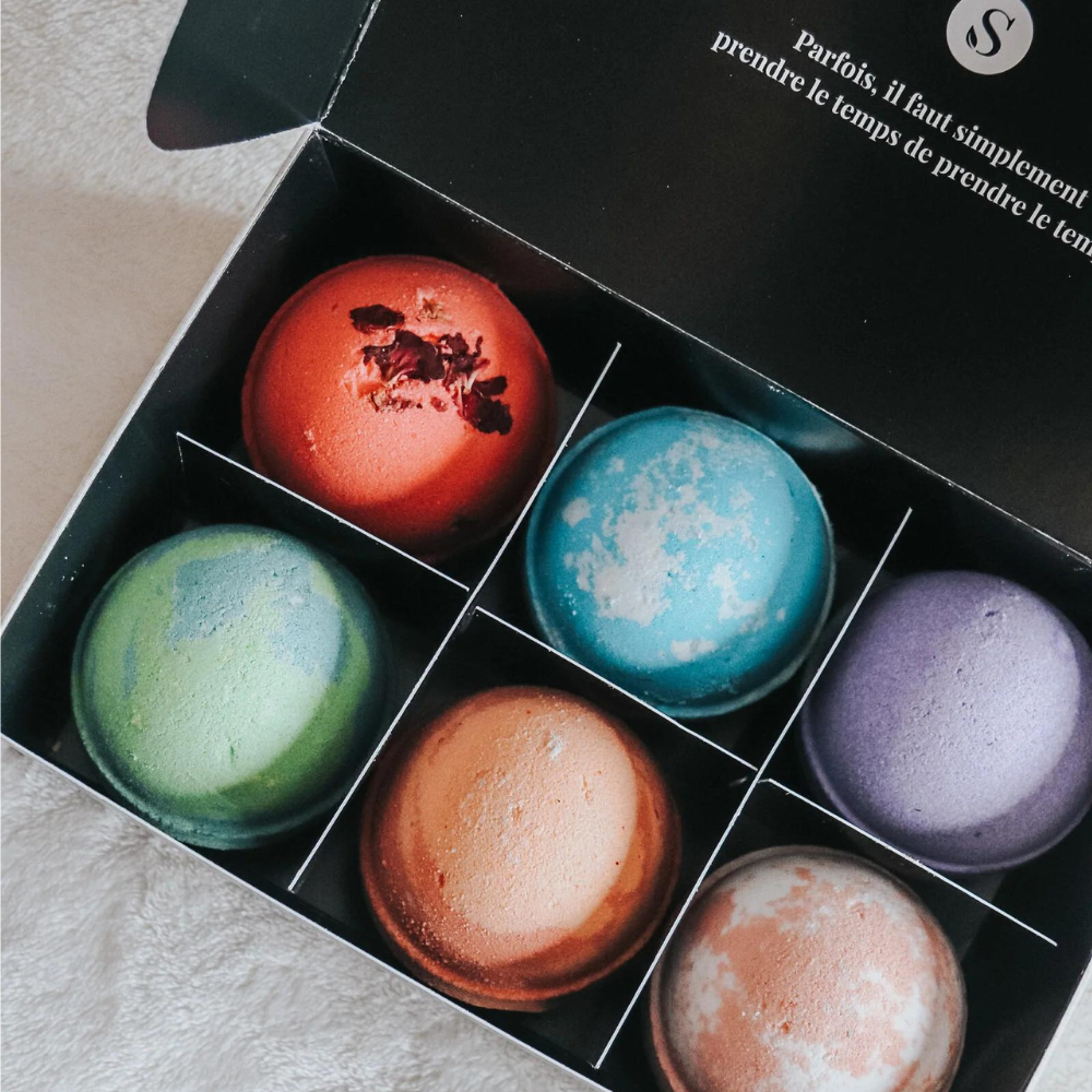 beautiful bath bombs