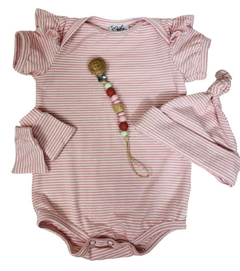 Ensemble tout en rose tout doux en bambou