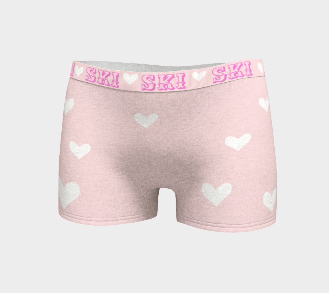 Boxer Boyshorts en rose Ski