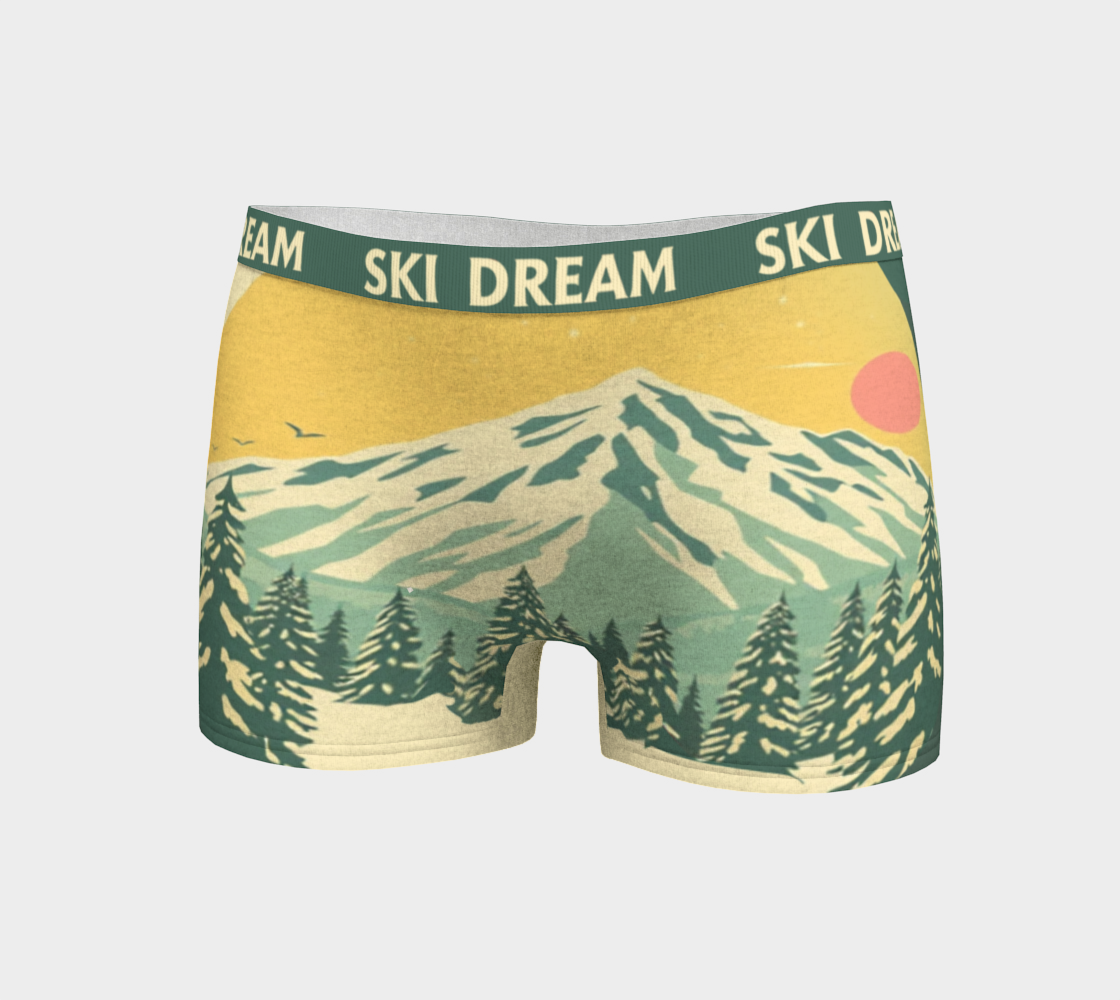 Boxer shorty de rêve pour ski