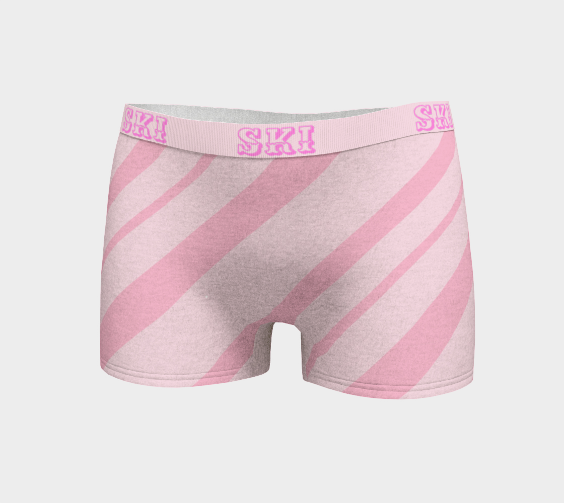 Boxer shorty en ski doux, jolies lunettes de ski